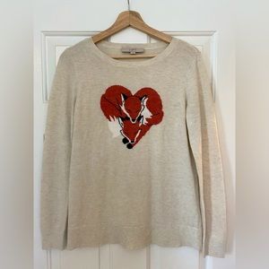 LOFT Fox Sweater